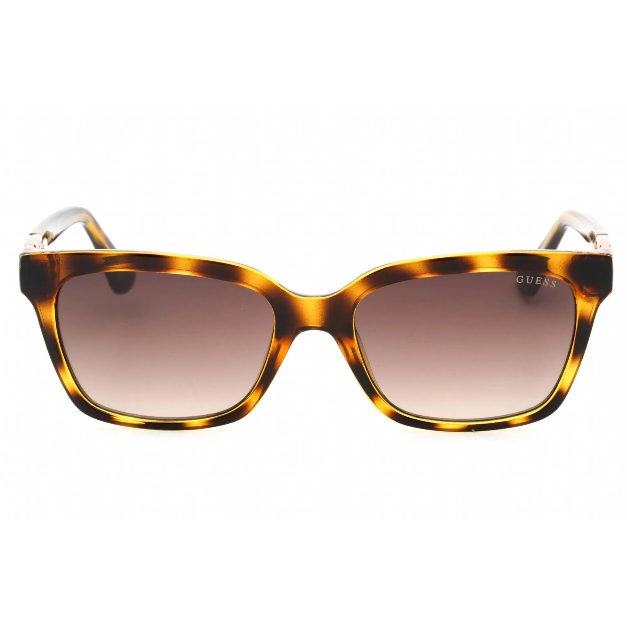 Guess Women's Sunglasses - Gradient Brown Lens Dark Havana Square Frame | GU7869 52F
