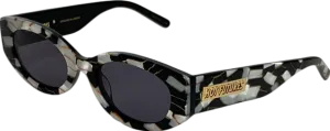 hot future Black Cosmic Rebel Sunglasses One Size