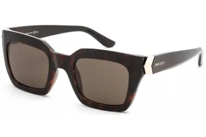 Jimmy Choo Brown Rectangular Ladies Sunglasses