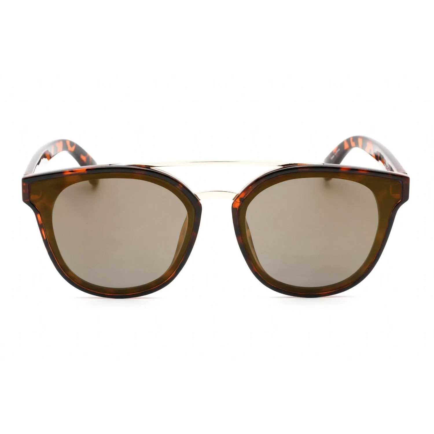 Kenneth Cole Reaction KC2835 Sunglasses Dark Havana / Brown Mirror Women's