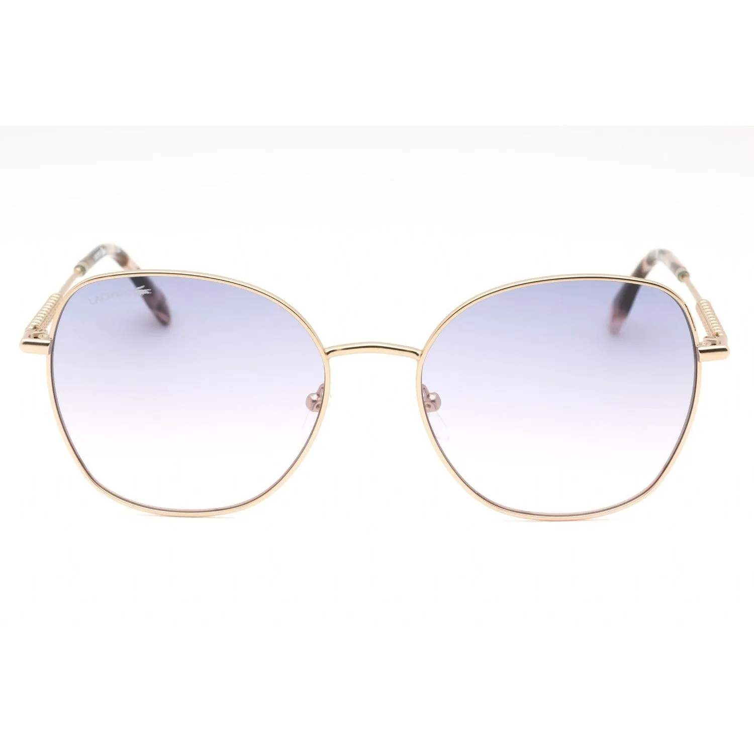 Lacoste L257S Sunglasses MATTE ROSE GOLD / Blue Pink Gradient