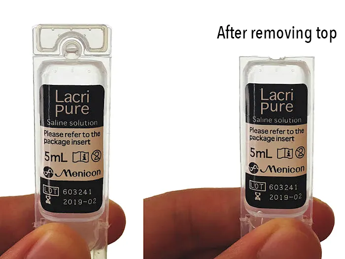 LacriPure, box of 98 5mL preservative-free vials