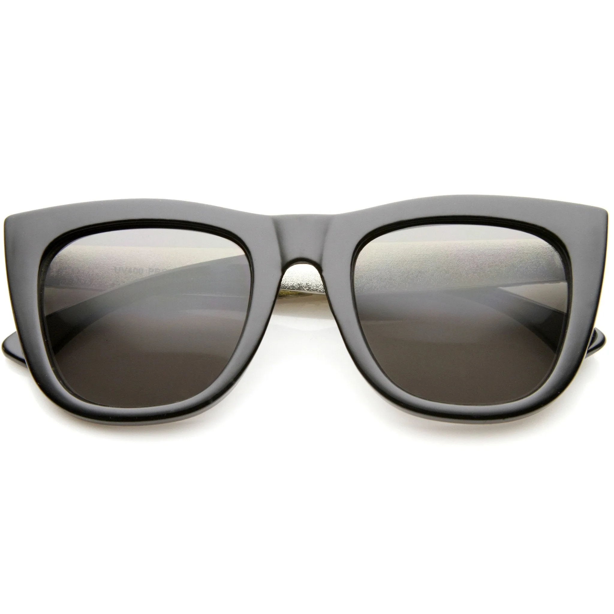 Large Alligator Metal Temple Street Wear Sunglasses A237