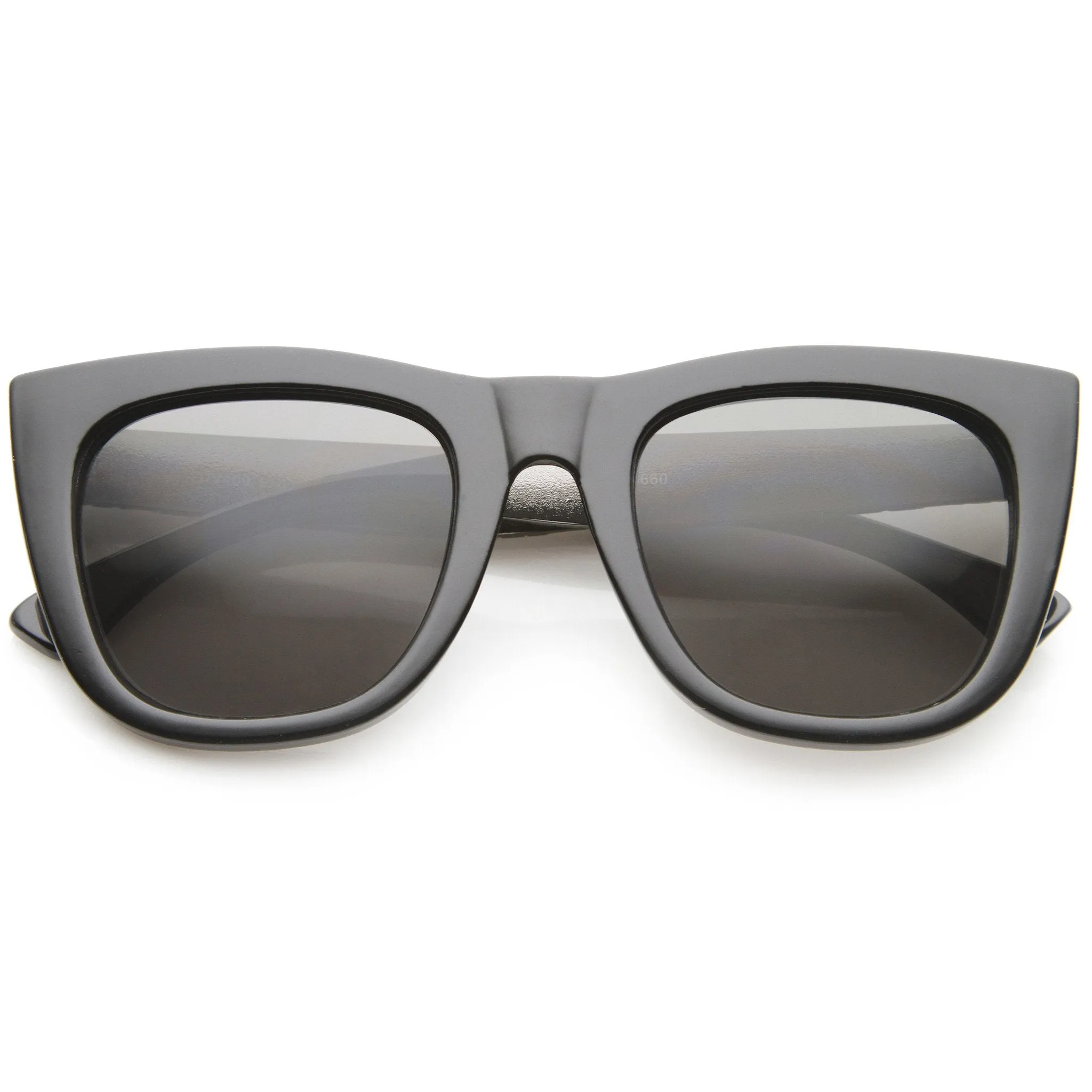 Large Alligator Metal Temple Street Wear Sunglasses A237