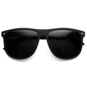 Large Retro Rubberized Horned Rim Sunglasses 8815