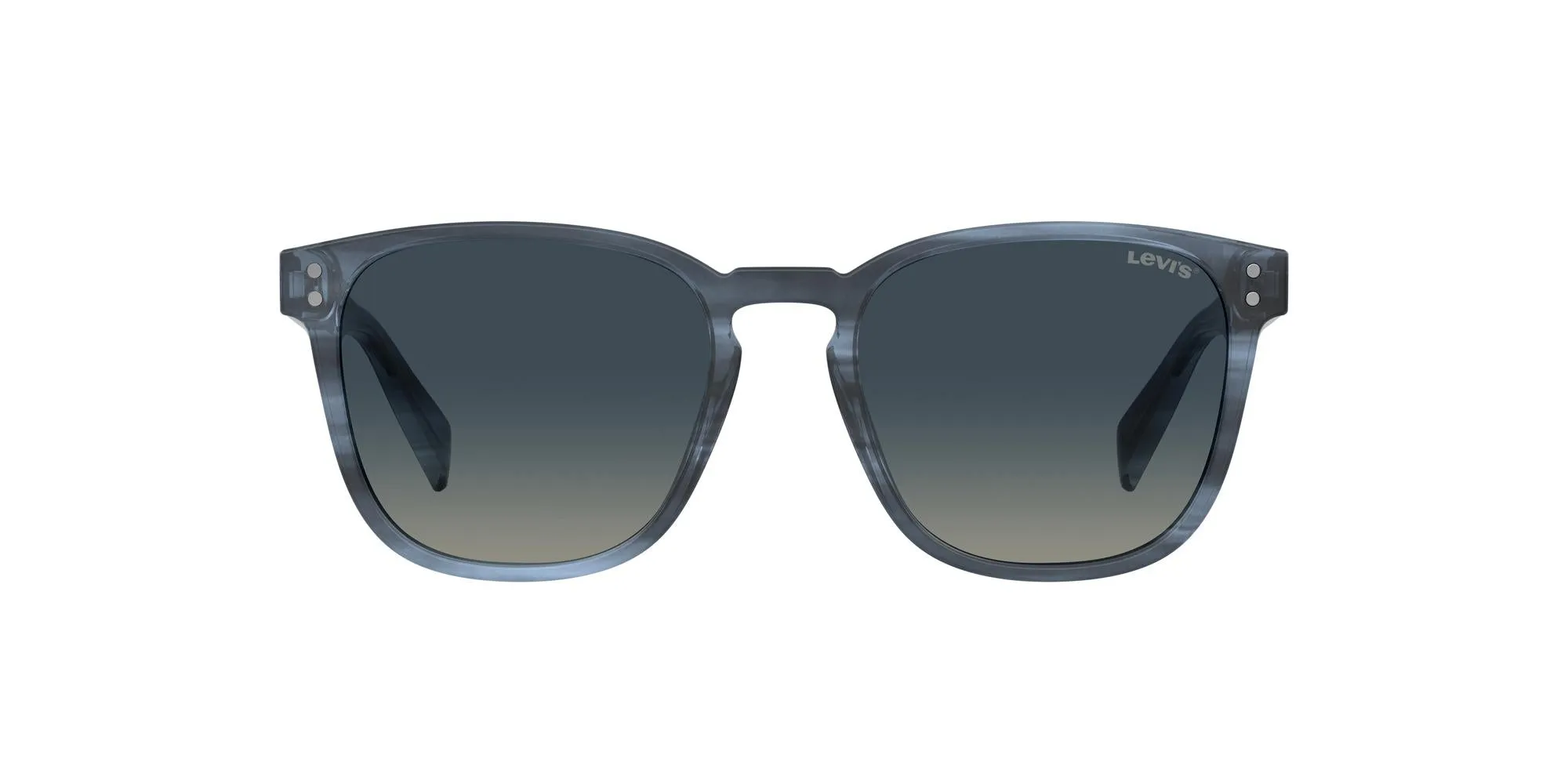 Levi's Men's 52mm Blue Horn Sunglasses LV5008S-038I-52