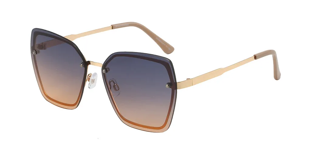 Lucia Oversize Butterfly Sunglasses