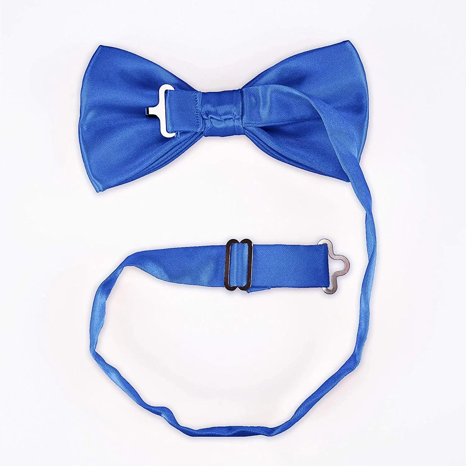Men's Bowties Formal Satin Solid - 6/12 Pack Bow Ties Pre-tied Adjustable Ties for Men Many Colors Option in bulk