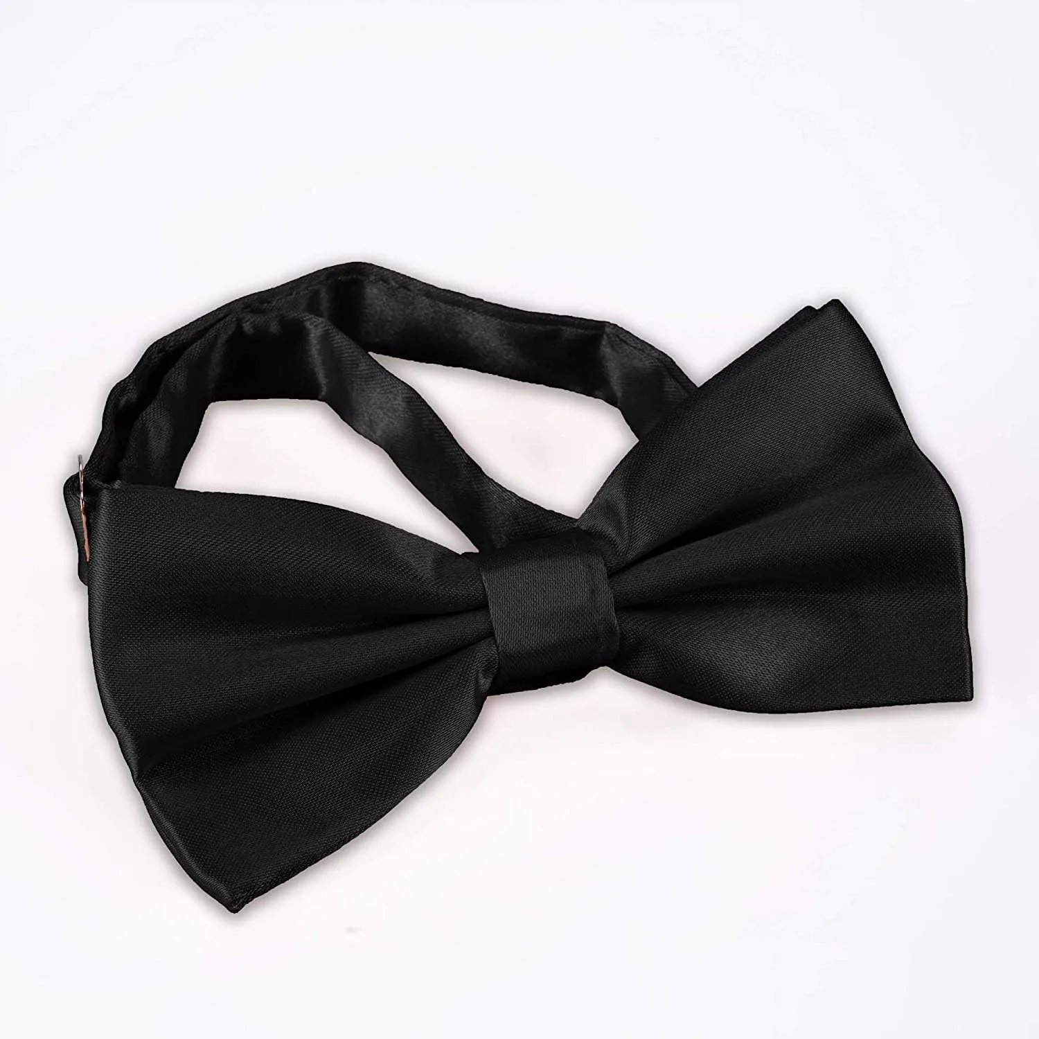 Men's Bowties Formal Satin Solid - 6/12 Pack Bow Ties Pre-tied Adjustable Ties for Men Many Colors Option in bulk