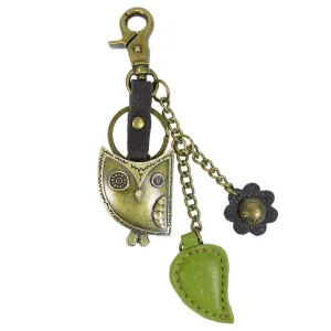 Metal Charming Keychain - Owl
