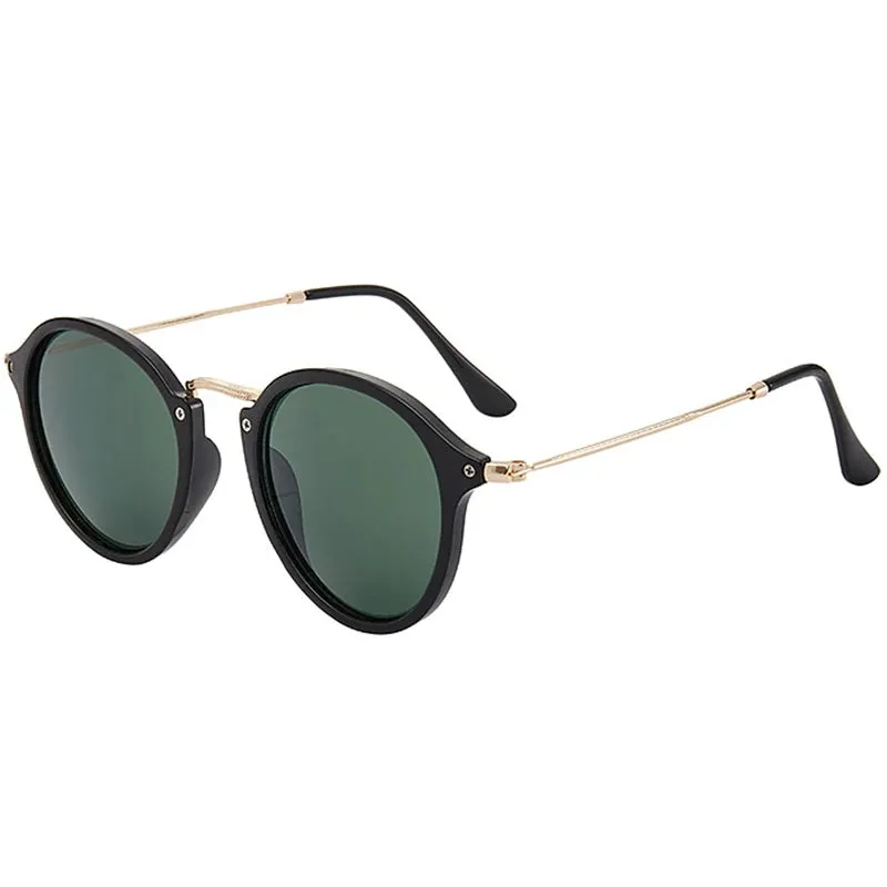 Mirror Round Retro Fashion Sunglasses