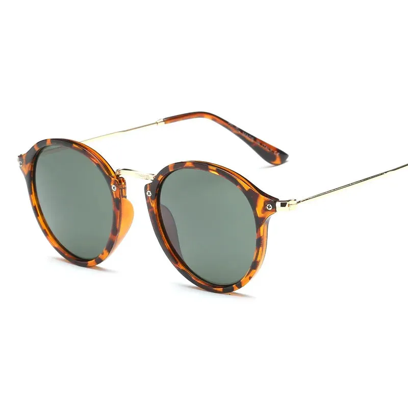 Mirror Round Retro Fashion Sunglasses