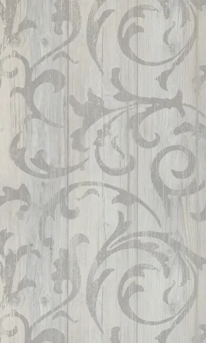 More Than Elements Stenciled Wood Wallpaper 49747