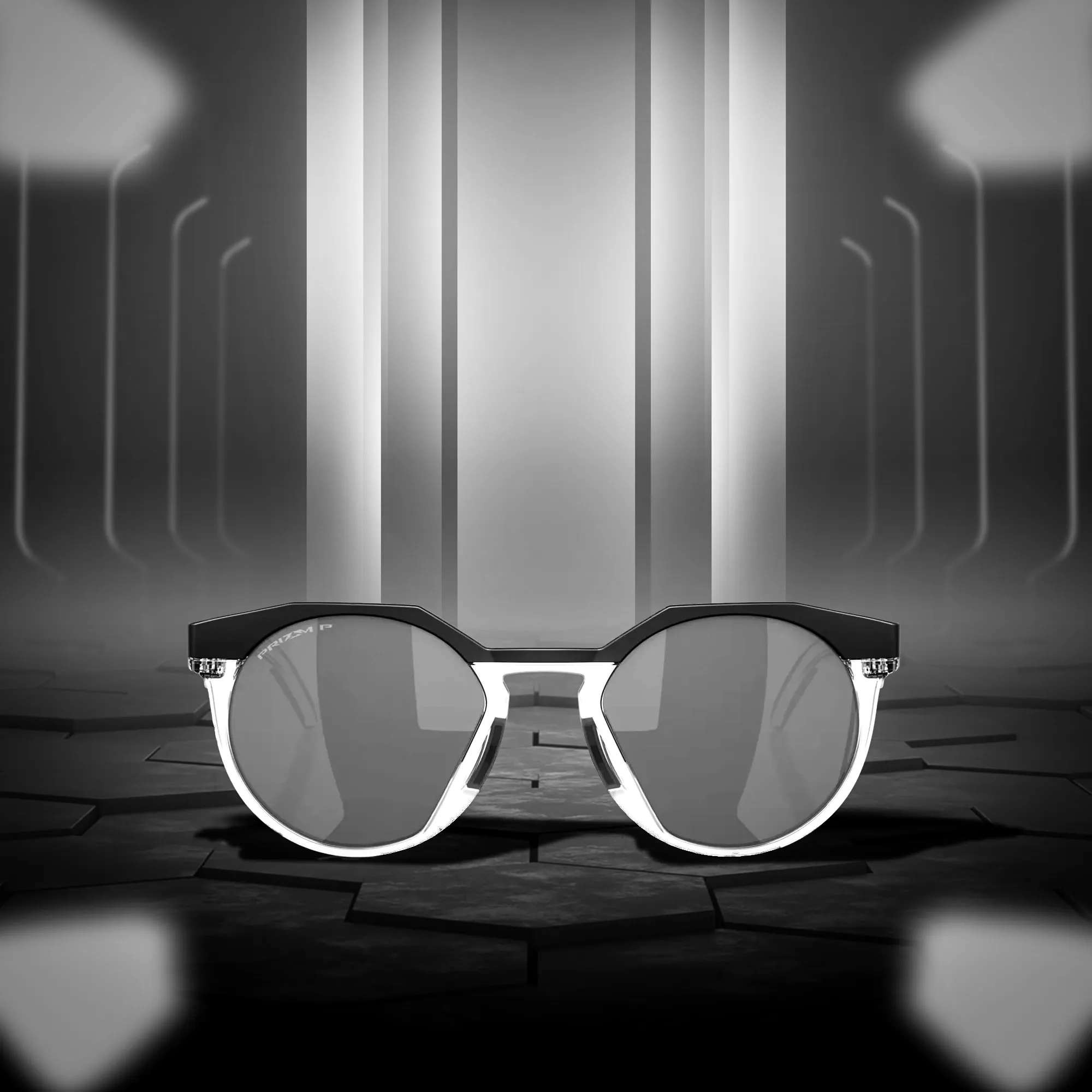 Oakley HSTN Matte Black Prizm Black Polar Sunglass