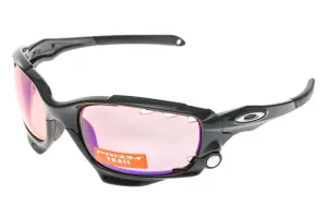 Oakley Racing Jacket Sunglasses Gray/Black Frame Prizm Trail Lens