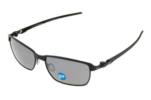 Oakley Tinfoil Carbon Sunglasses Gray Carbon Frame Polarized Black Lens