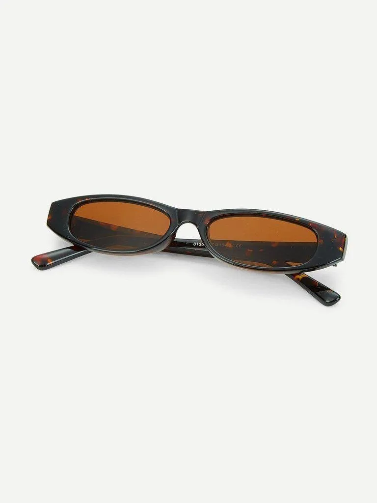 Oval Lens Sunglasses