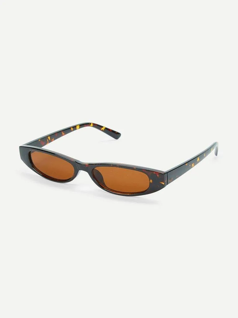 Oval Lens Sunglasses
