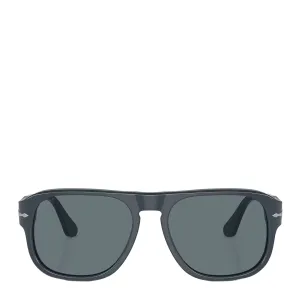 Persol Jean PO3310S Sunglasses Dusty Blue / Dark Blue Polar Lens