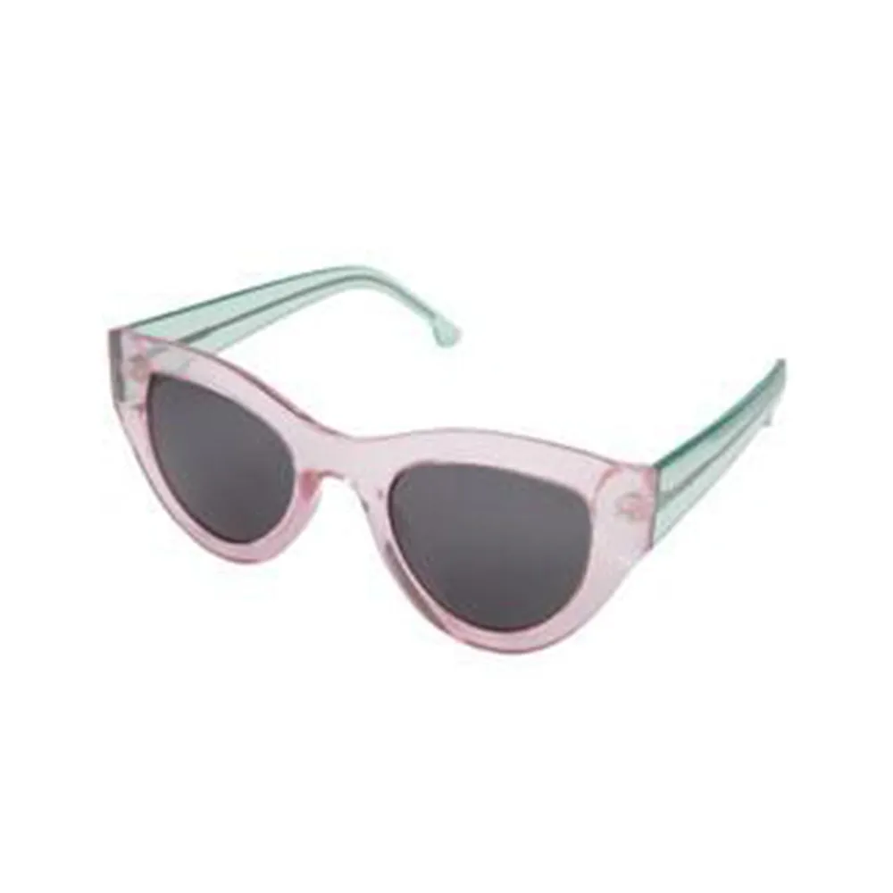 Phoenix Unisex Rose Frame Blue Lens Cat-Eye Sunglasses - KOM-S3102