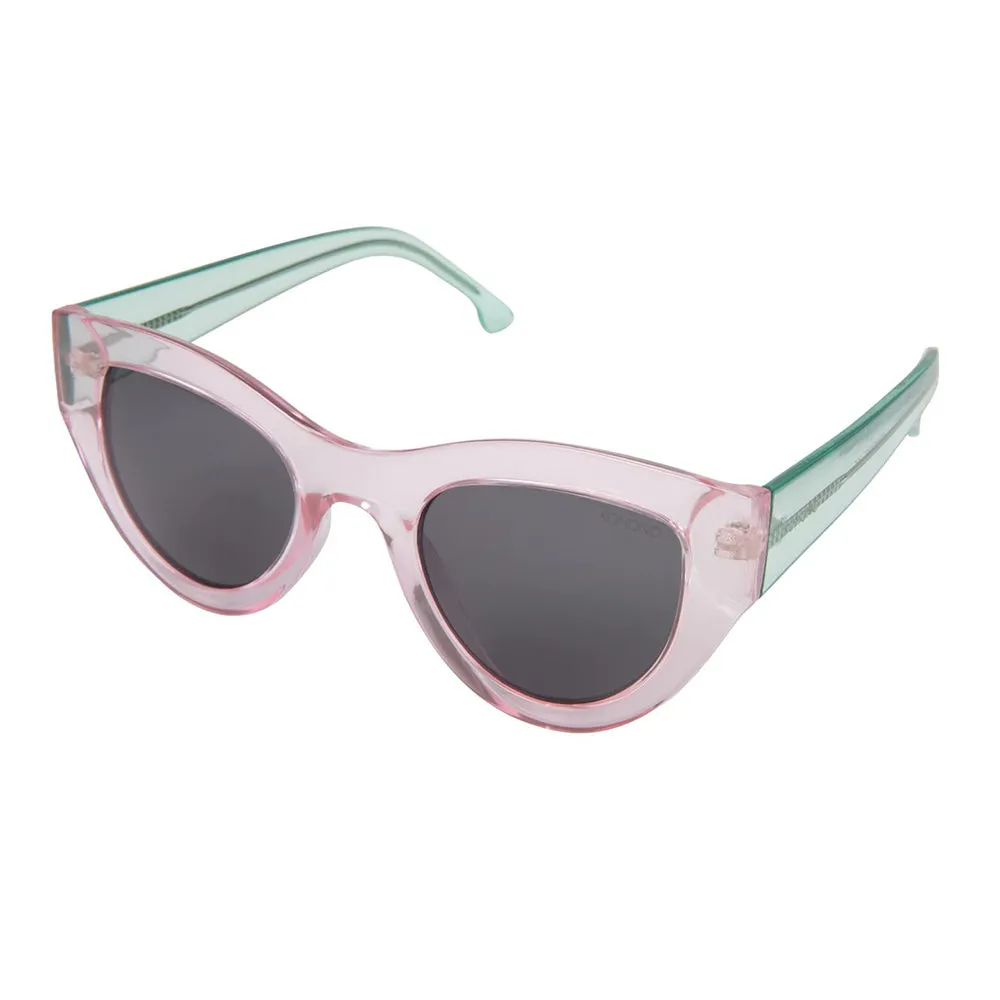 Phoenix Unisex Rose Frame Blue Lens Cat-Eye Sunglasses - KOM-S3102