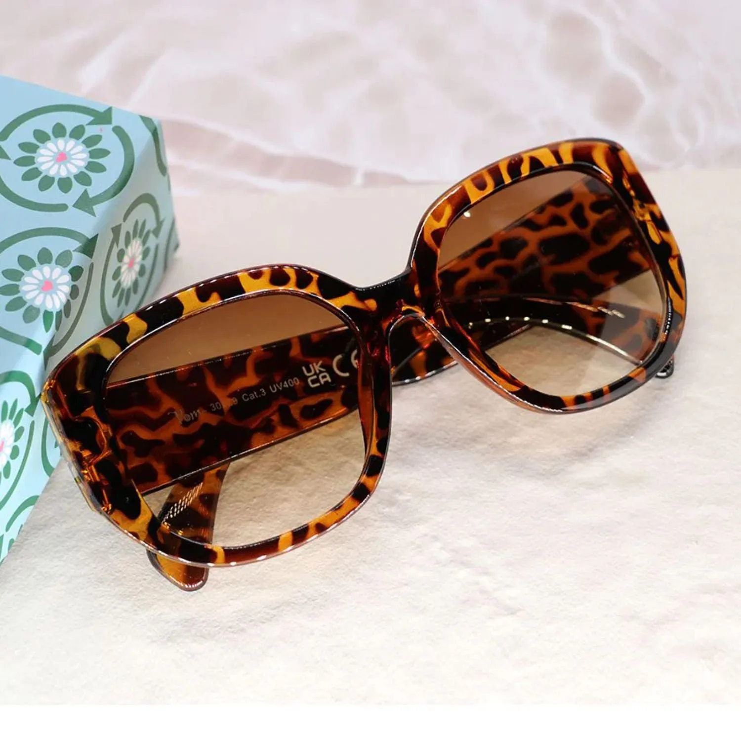 POM Brown Tortoiseshell Recycled Sunglasses