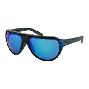 POPAIR | Polarized, Matte Blue/Black Wood, Blue Mirror
