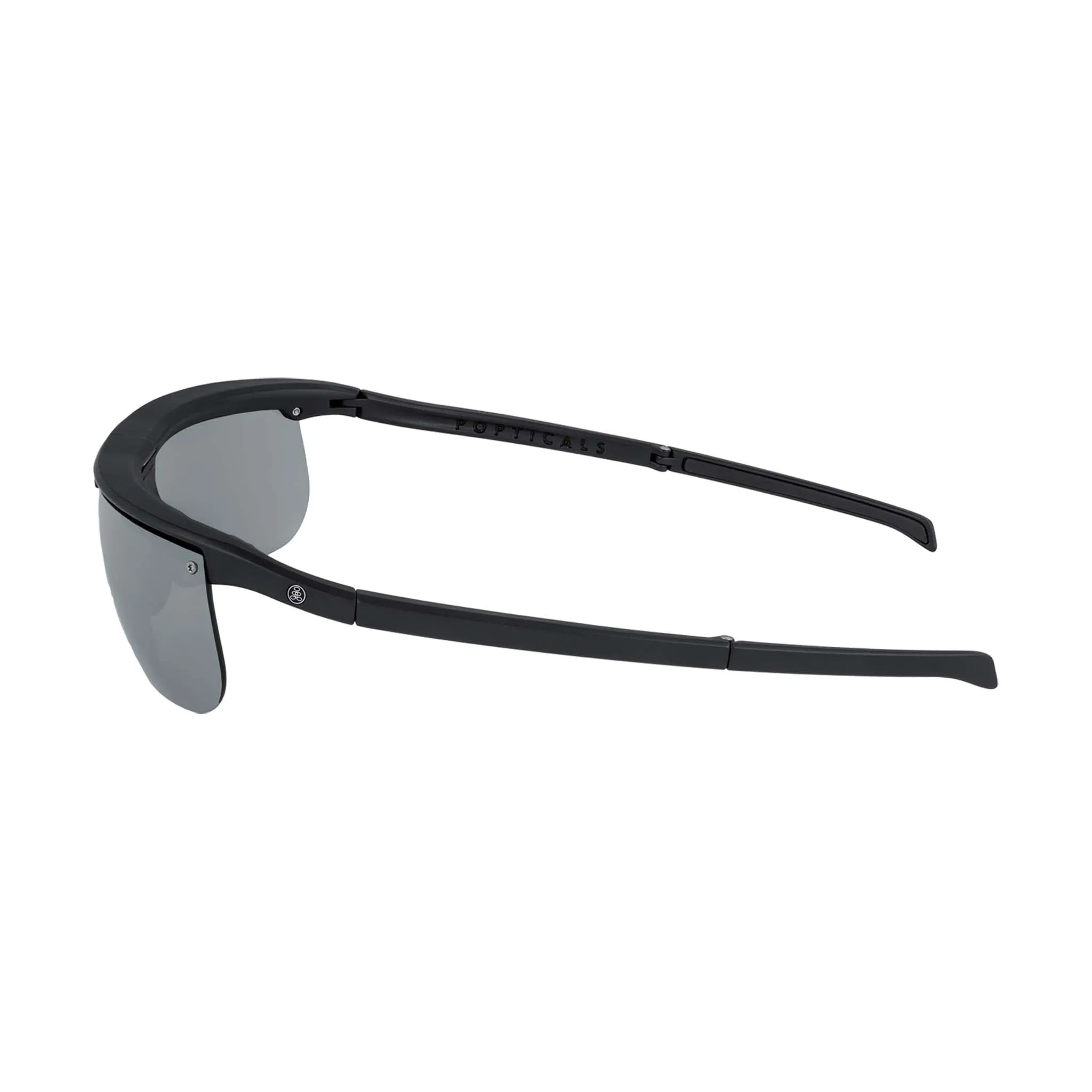 POPART | Polarized, Matte Black, Silver Mirror