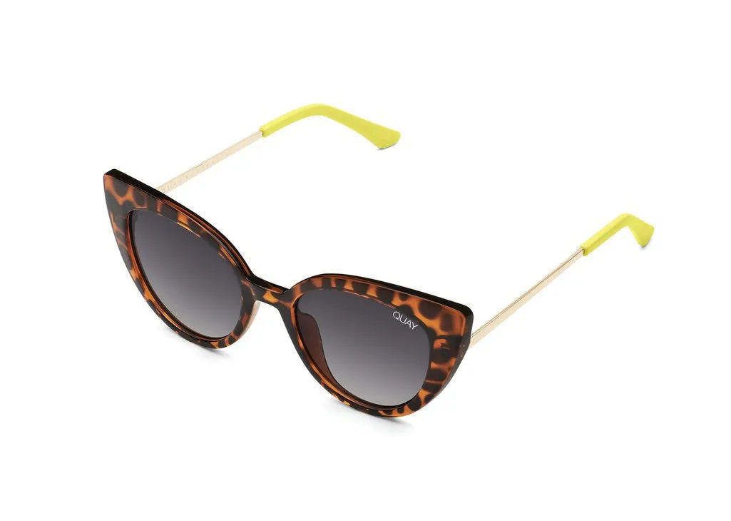 Quay Australia AUDACIOUS TORTOISE - SMOKE LENS SUNGLASSES