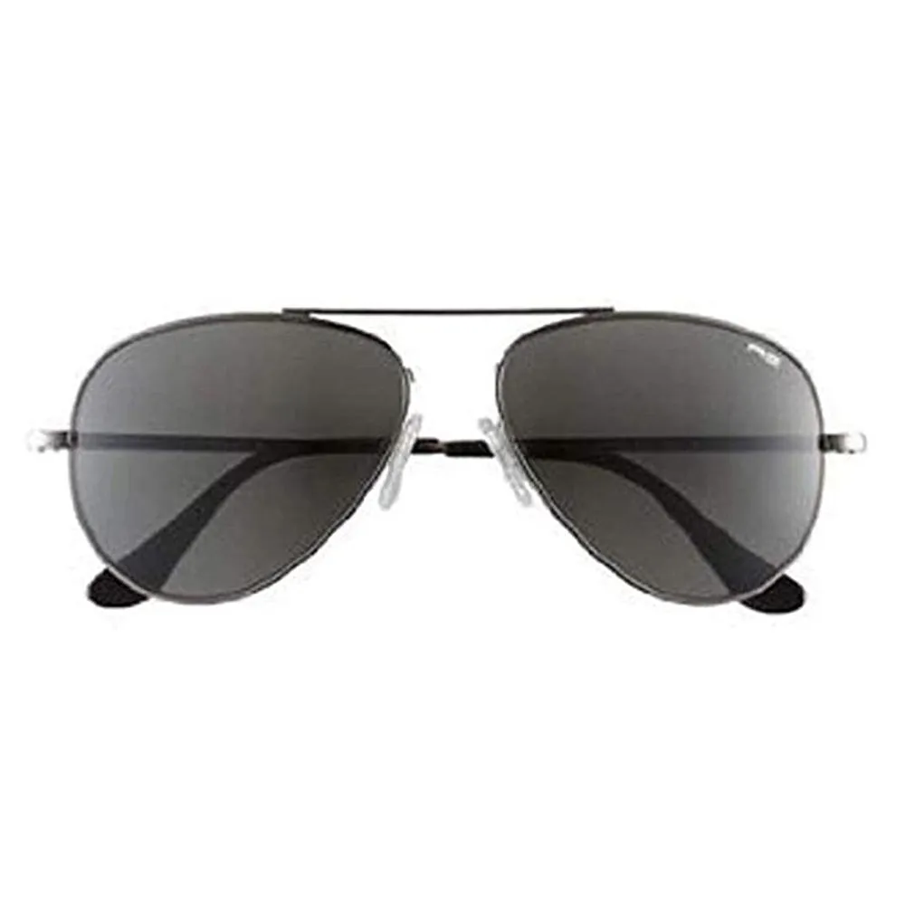 Randolph Mens Concorde Spectrum Matte Chrome Skull Green  Mirror Sunglasses - CR160