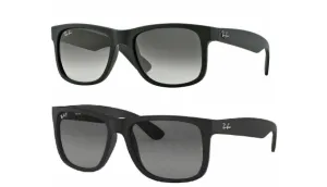 Ray-Ban Justin RB 4165 Black/Gray Sunglasses - Ships Quick!