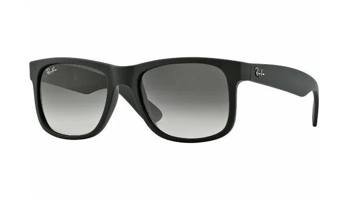 Ray-Ban Justin RB 4165 Black/Gray Sunglasses - Ships Quick!