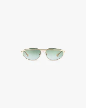 Represent Slim Aviator - Gold Black