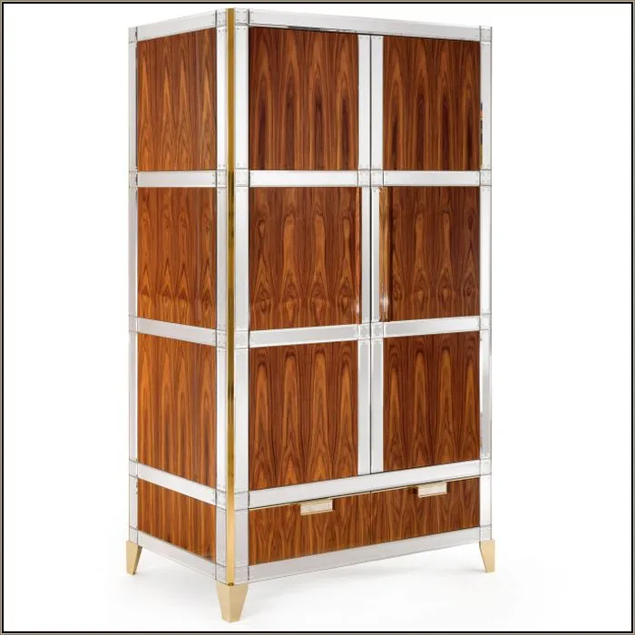 Rosewood Display Cabinet With Venetian Mirror Glass Detail