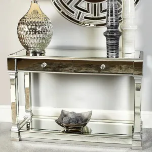 Sahara Mirrored Console with Single Drawer VDMF523