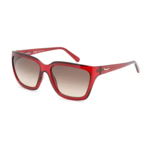 Salvatore Ferragamo SF1018S Sunglasses Crystal Wine / Brown Gradient