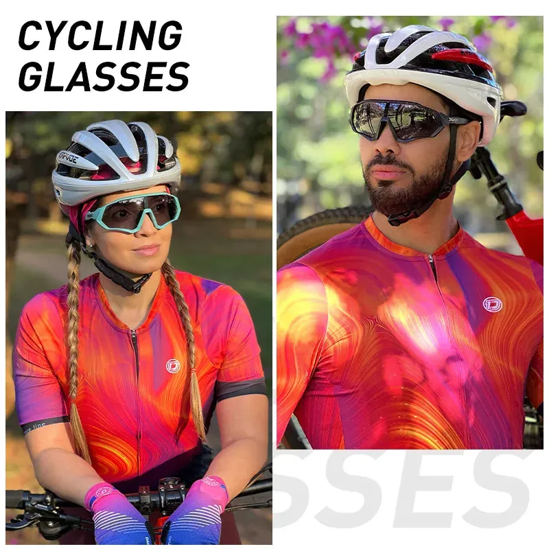 SCVCN Photochromic Sunglasses Sports Cycling Glasses Bicycle Eyewear Mountain Bike Goggles UV400 MTB Road Running Sunglasses