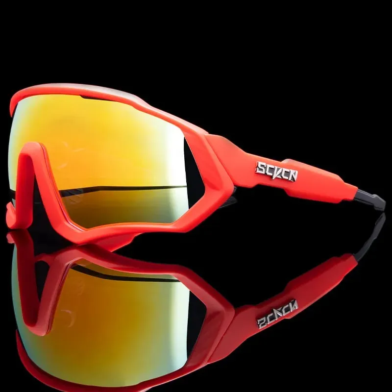 SCVCN Photochromic Sunglasses Sports Cycling Glasses Bicycle Eyewear Mountain Bike Goggles UV400 MTB Road Running Sunglasses