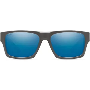 Smith Mens Outlier 2 Matte Black Frame Blue Mirror Polarized Lens Sunglasses - 200670RIW56QG