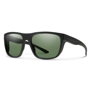 Smith Unisex Barra Matte Black Frame ChromaPop Polarized Gray Green Lens Sunglasses - 20126800360L7