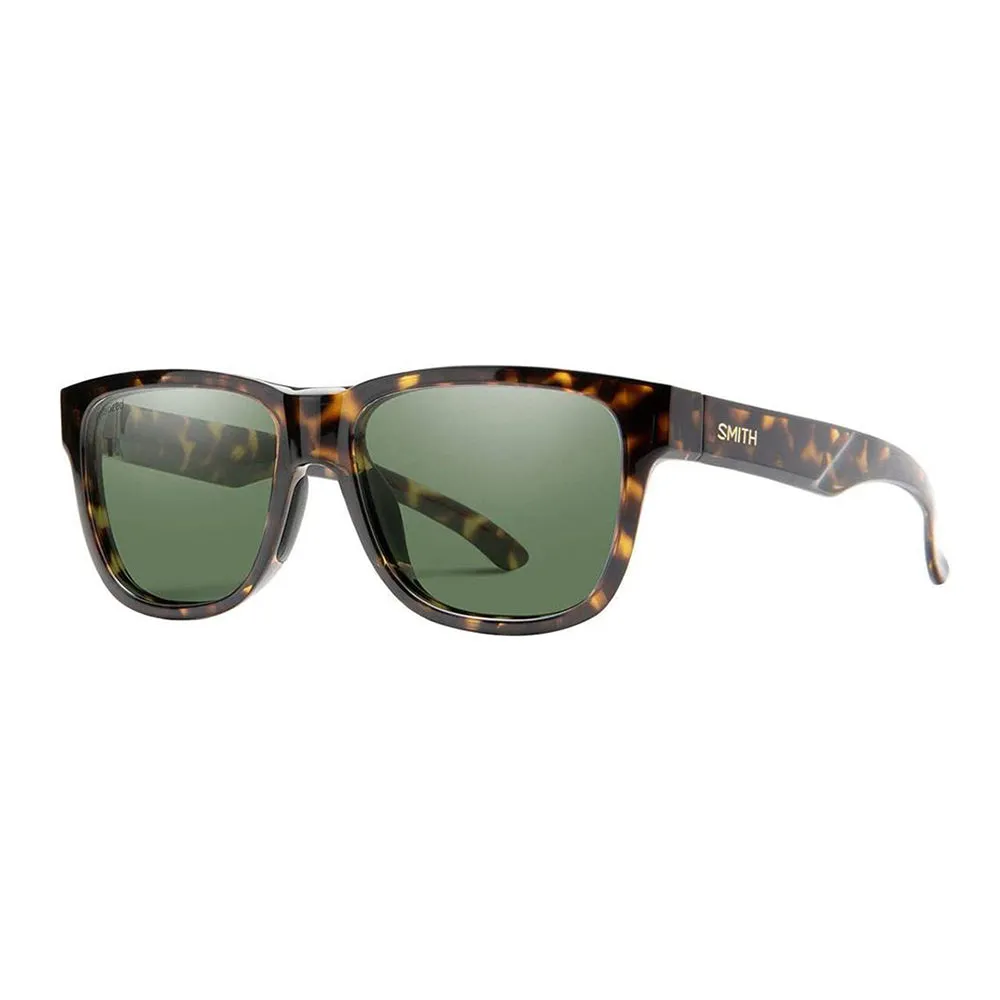 Smith Unisex Lowdown Slim 2 Vintage Tortoise Frame Gray Green Polarized Lens Sunglasses - 201044P6551M9