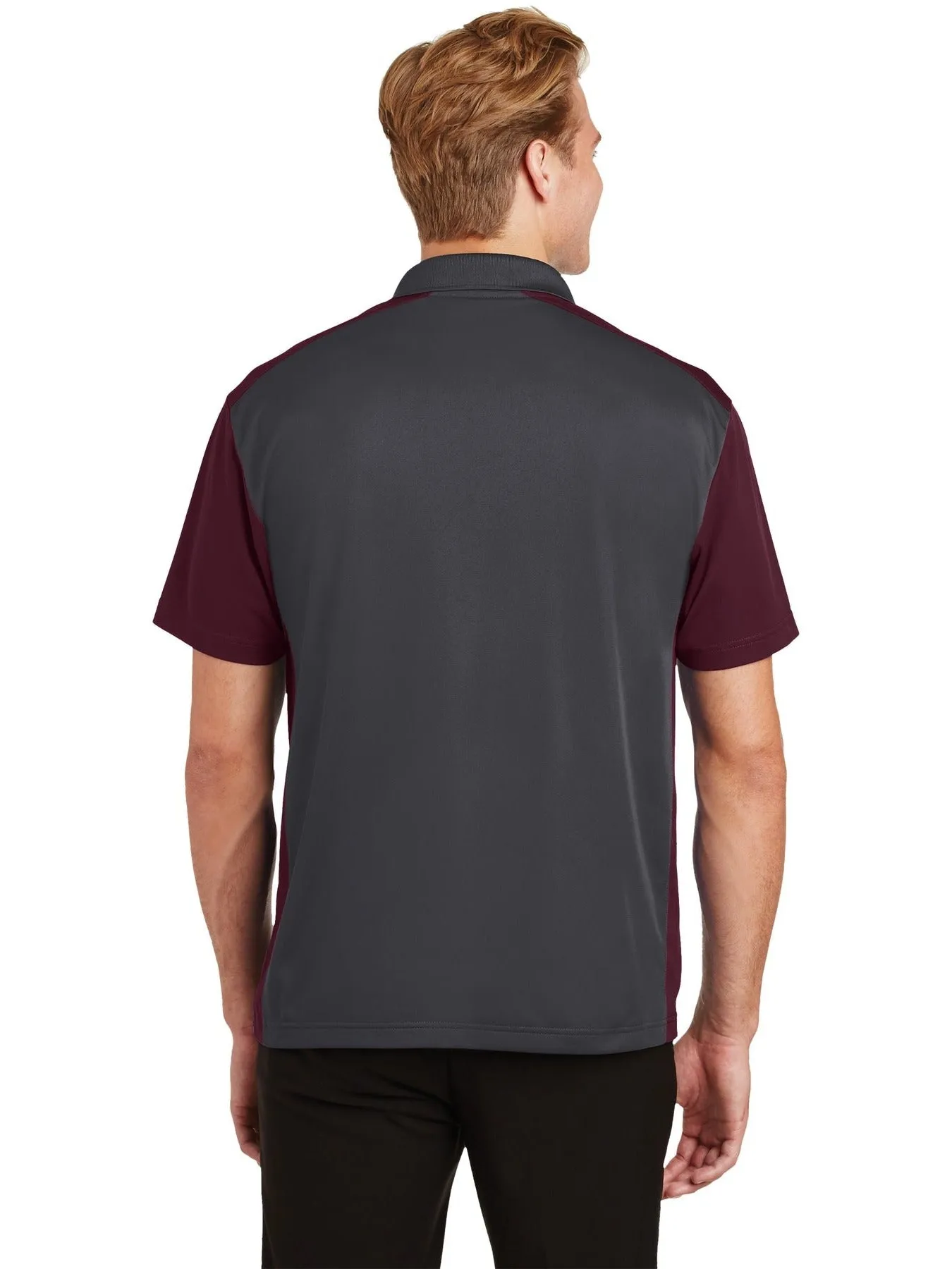 Sport-Tek Colorblock Micropique Sport-Wick Polo