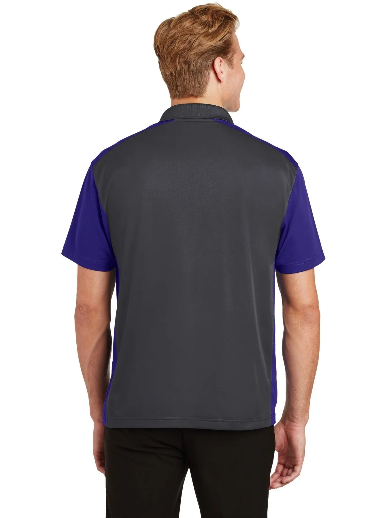 Sport-Tek Colorblock Micropique Sport-Wick Polo