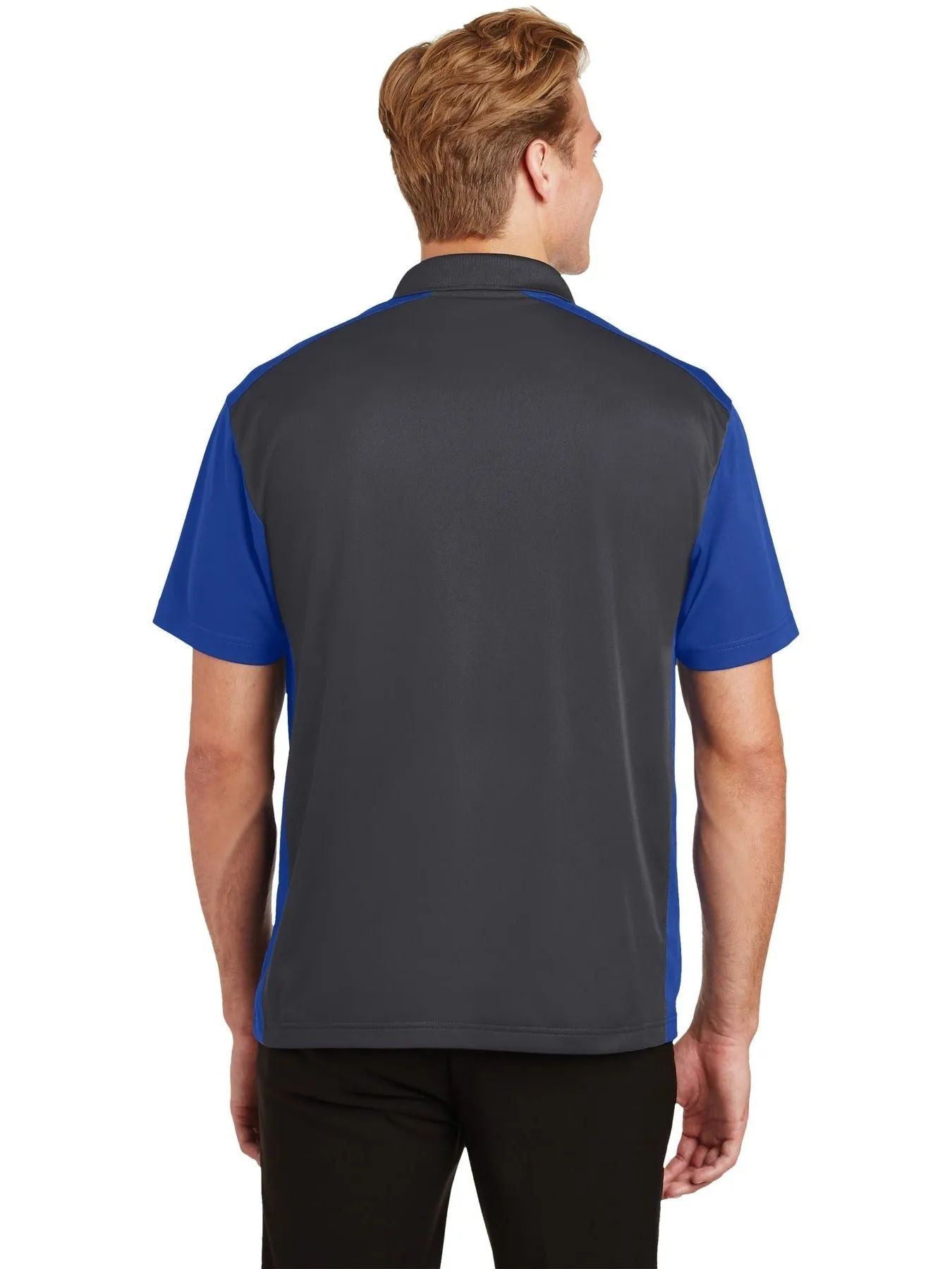 Sport-Tek Colorblock Micropique Sport-Wick Polo