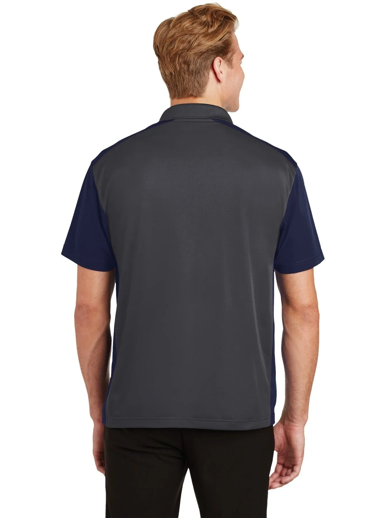 Sport-Tek Colorblock Micropique Sport-Wick Polo