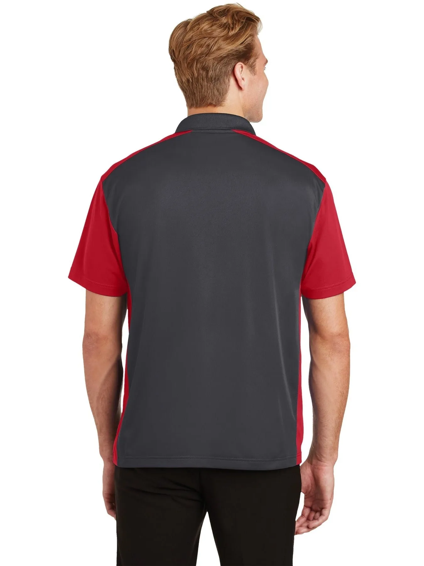 Sport-Tek Colorblock Micropique Sport-Wick Polo
