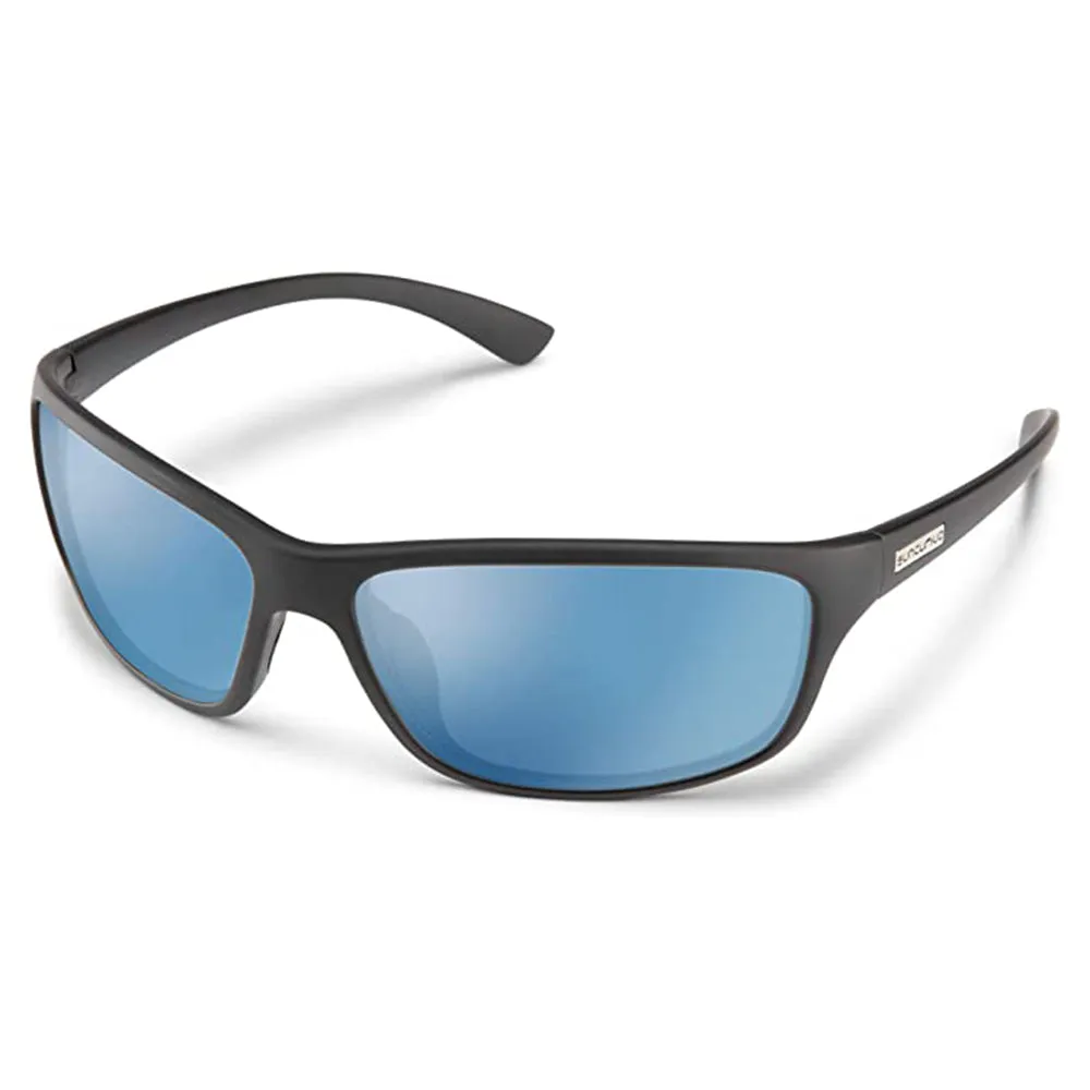 Suncloud Unisex Black Frame Gray Green Lens Contemporary Polarized Sunglasses - 240537003635X
