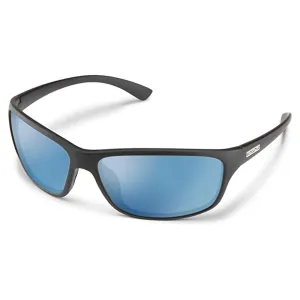 Suncloud Unisex Black Frame Gray Green Lens Contemporary Polarized Sunglasses - 240537003635X