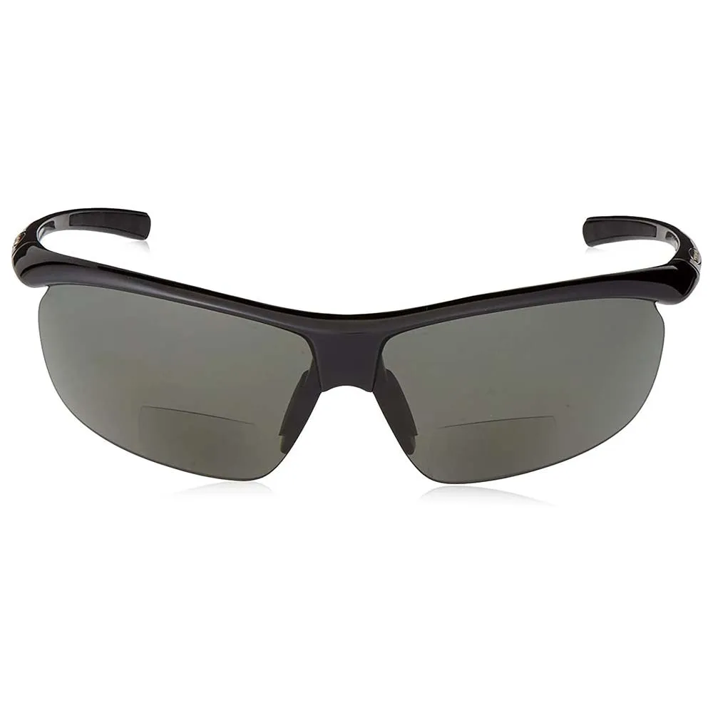 Suncloud Unisex Black Frame Gray Lens Zephyr Polarized Reader Sunglasses - S-ZEPPGYBK200