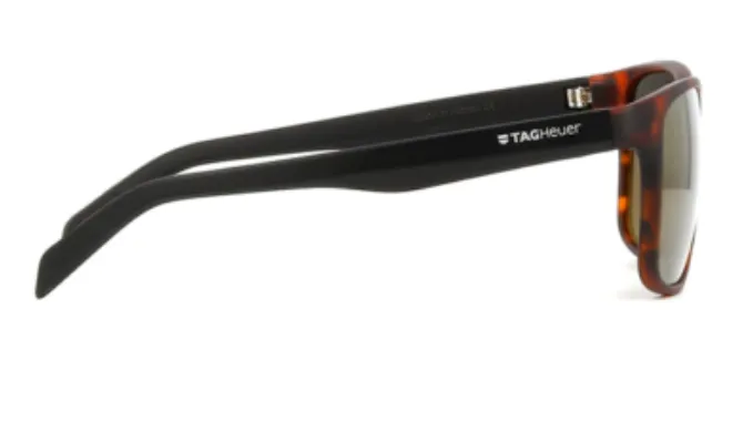 Tag Heuer Men's Tortoise Frame/ Grey Mirror Lens Sunglasses (TH0582 104) - Ships Same/Next Day!